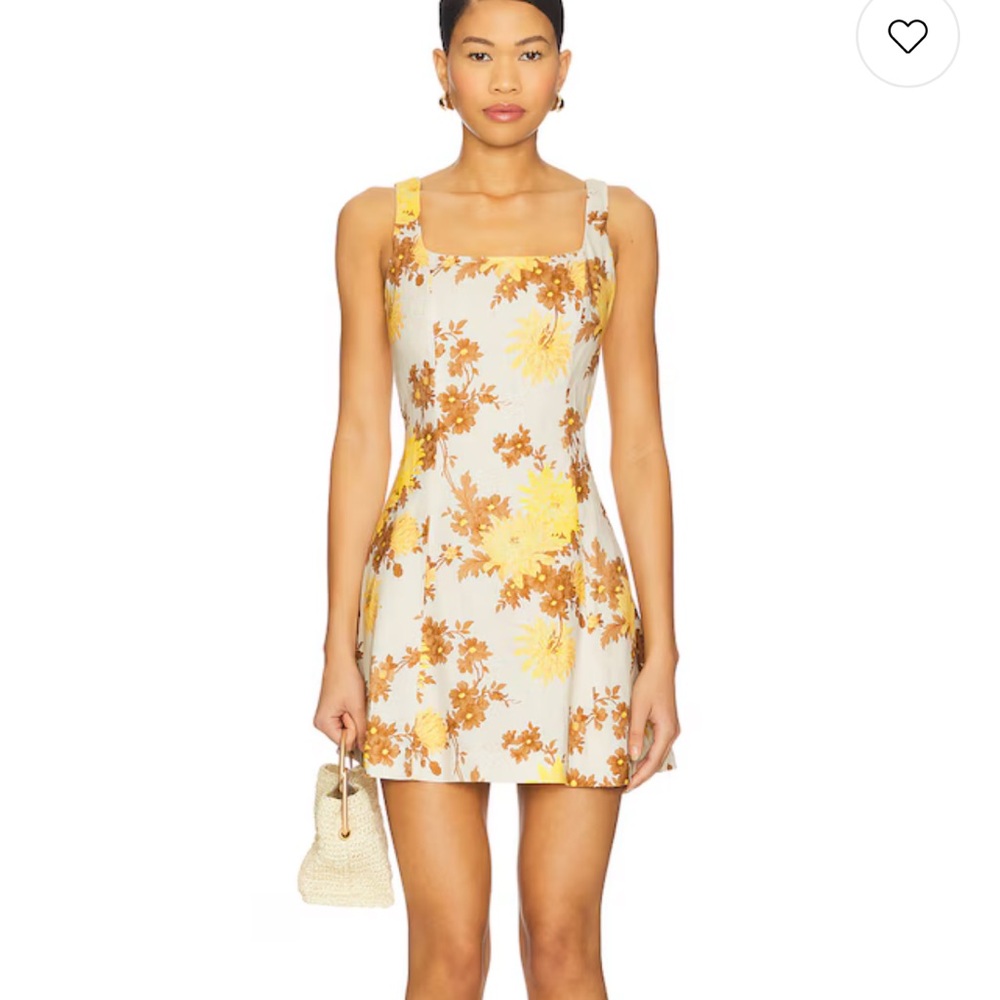 NWT FAITHFUL THE BRAND Felice Mini Dress, Midsummer Floral, size 6